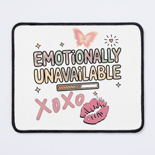 Item preview, Emotionally Unavailable | Pastel Y2K Aesthetic designed and sold by CroakHaus.