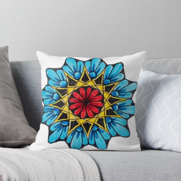 Item preview, blue flower star designed and sold by Goozeling.