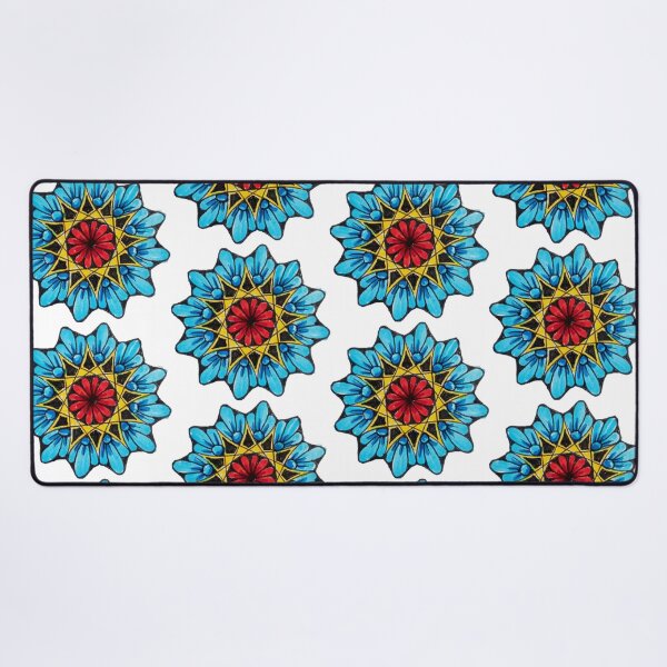 Item preview, blue flower star designed and sold by Goozeling.
