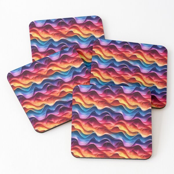 Item preview, Vibrant Liquid Abstract Gradient Waves Pattern designed and sold by NTGUILTY.