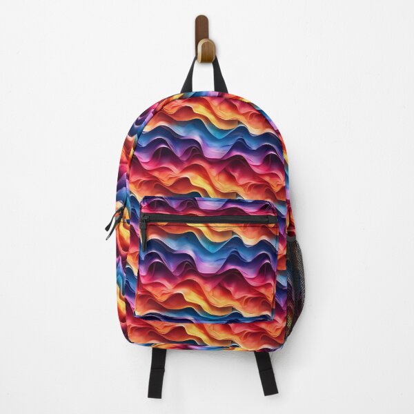 Item preview, Vibrant Liquid Abstract Gradient Waves Pattern designed and sold by NTGUILTY.
