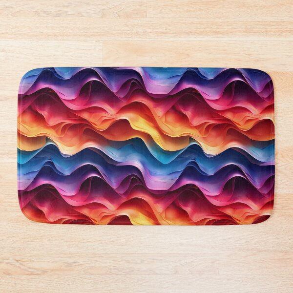Item preview, Vibrant Liquid Abstract Gradient Waves Pattern designed and sold by NTGUILTY.