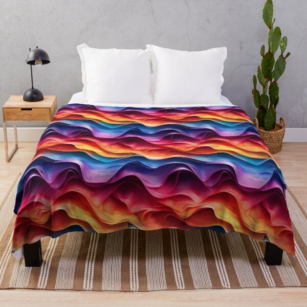Item preview, Vibrant Liquid Abstract Gradient Waves Pattern designed and sold by NTGUILTY.