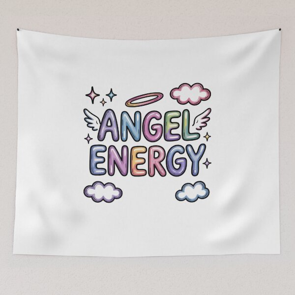 Item preview, Angel Baby | Pastel Y2K Aesthetic Text Design designed and sold by CroakHaus.