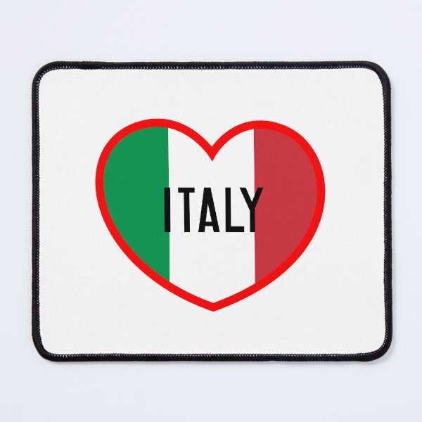 Item preview, Heart with Italian flag patriotic icon designed and sold by andbeldesign.