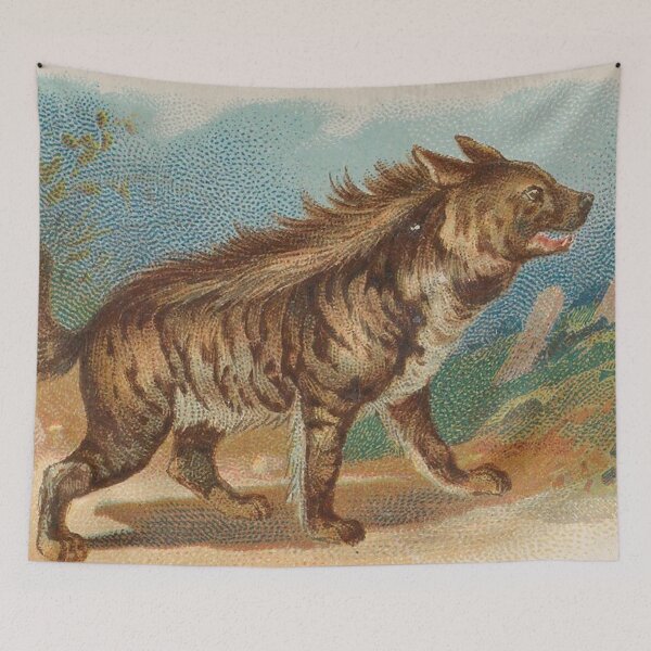 Item preview, Vintage Hyena Illustration  designed and sold by AnimaliaStar.