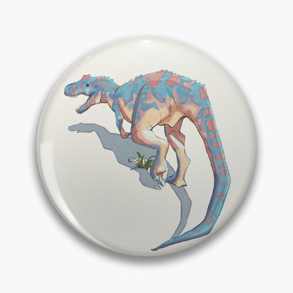 Item preview, Colourful Allosaurus Illustration  designed and sold by Duckittyu.