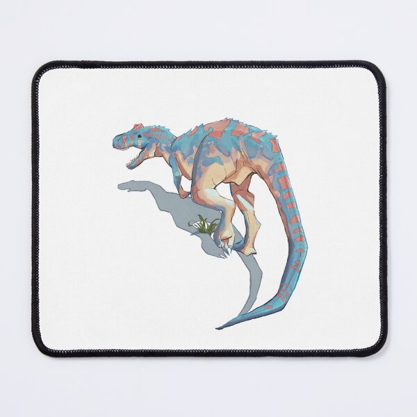 Item preview, Colourful Allosaurus Illustration  designed and sold by Duckittyu.
