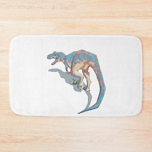 Item preview, Colourful Allosaurus Illustration  designed and sold by Duckittyu.