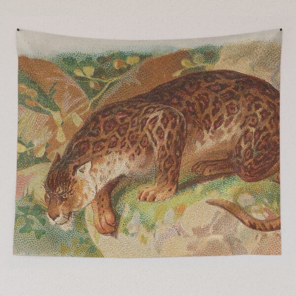 Item preview, Vintage Jaguar Illustration  designed and sold by AnimaliaStar.