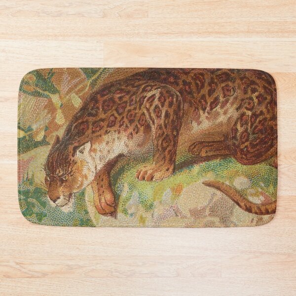 Item preview, Vintage Jaguar Illustration  designed and sold by AnimaliaStar.