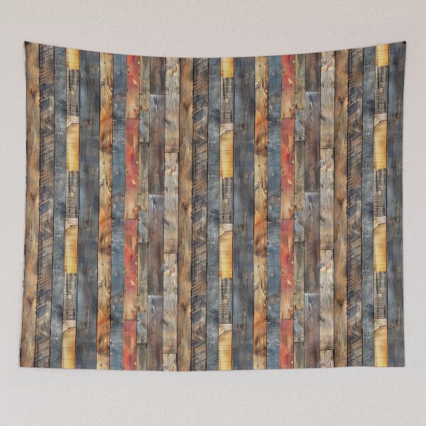Item preview, Rustic Reclaimed Wood Planks with Vintage Color Patina designed and sold by NTGUILTY.