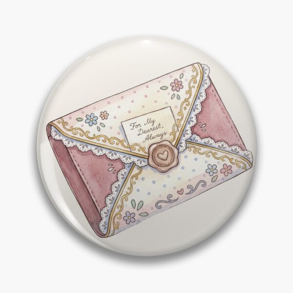Item preview, Victorian Love Letter Envelope | Cute Vintage Puzzle Purse Illustration designed and sold by MuseAI.