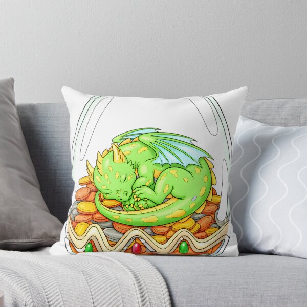 Item preview, Baby Dragon Sleeping on Gold Coin Treasure Egg designed and sold by Stonealone44.