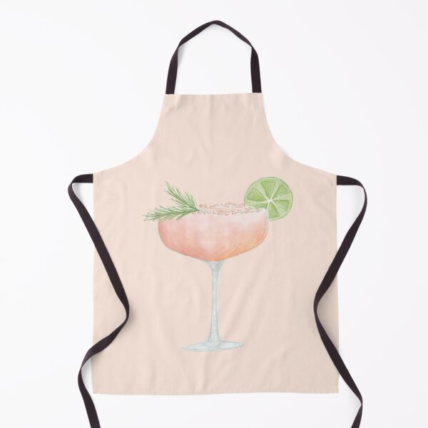 Item preview, Pink Mocktail with lime slice designed and sold by PoppyseedStudios.