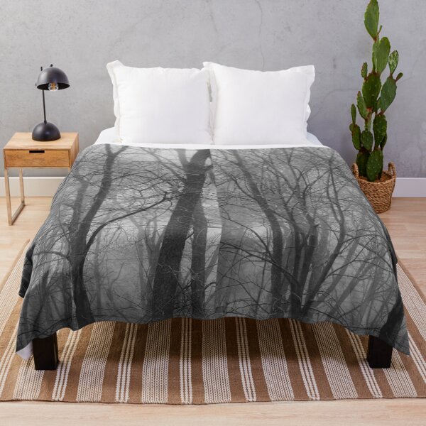 Item preview, Of the Mist II - Melancholy Foggy Forest Silhouette Photograph designed and sold by Irene Estelle.