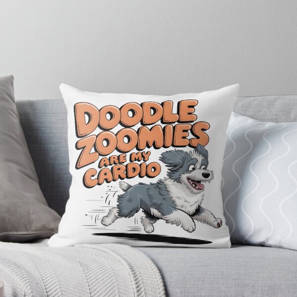 Item preview, Doodle Zoomies Are My Cardio – Funny Aussiedoodle Dog Lover Gift designed and sold by CuteDesignables.