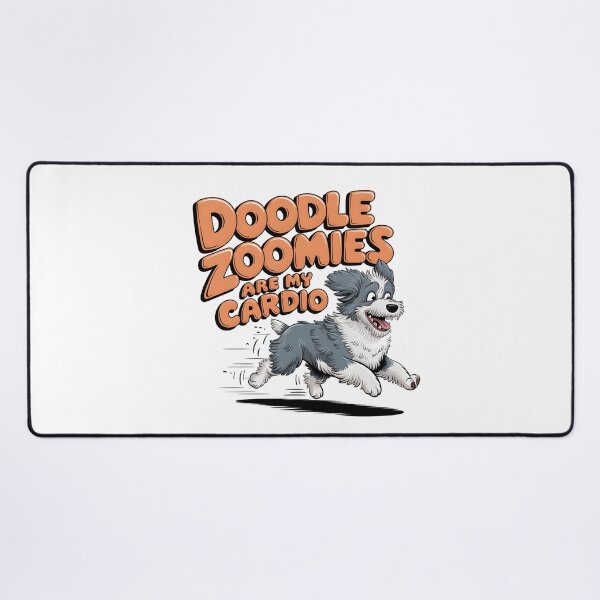 Item preview, Doodle Zoomies Are My Cardio – Funny Aussiedoodle Dog Lover Gift designed and sold by CuteDesignables.