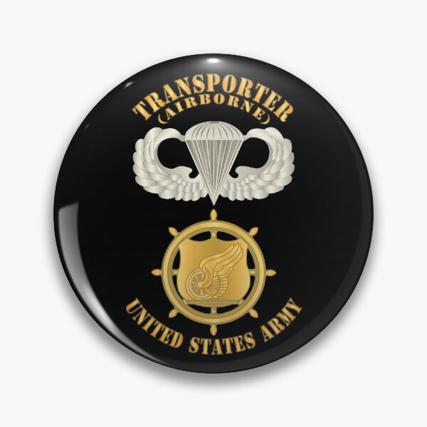 Artikelvorschau, Armee - Transporter mit Fallschirmabzeichen - Br X 300 entworfen und verkauft von Military Insignia Products.