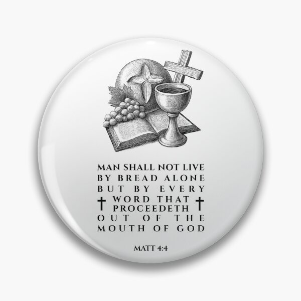 Item preview, Matthew 4:4 Word of the Lord designed and sold by Clothed in Scripture.