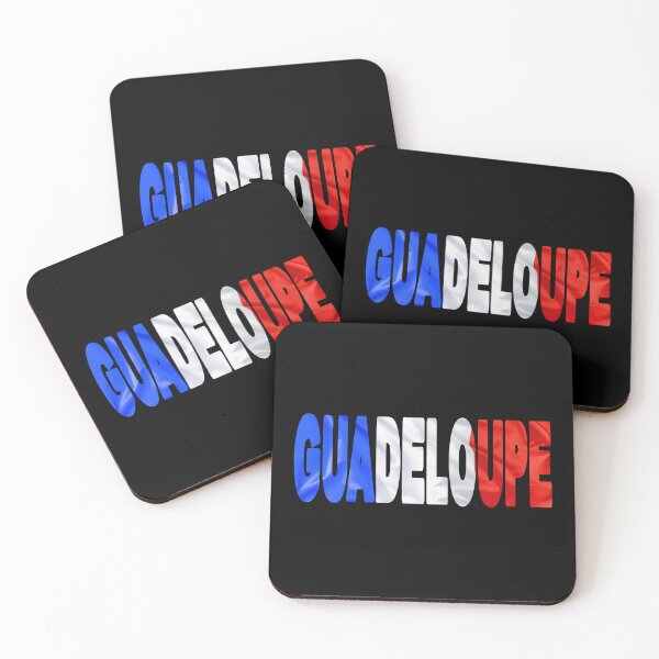 Item preview, GUADELOUPE - Flag Flying in Wind cut to Letters Souvenir Sticker Shirt designed and sold by Adam Gormley.