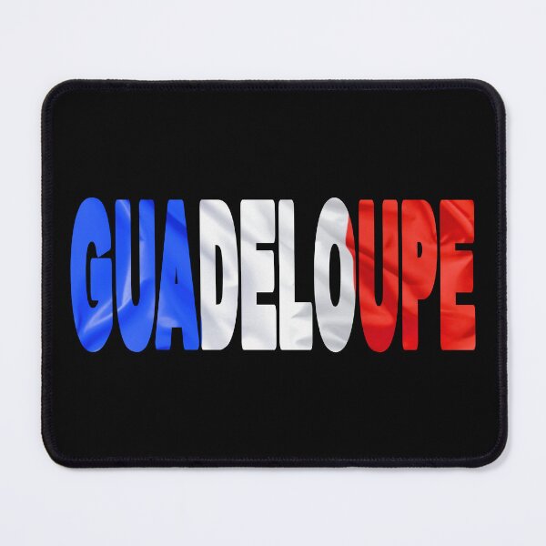 Item preview, GUADELOUPE - Flag Flying in Wind cut to Letters Souvenir Sticker Shirt designed and sold by Adam Gormley.