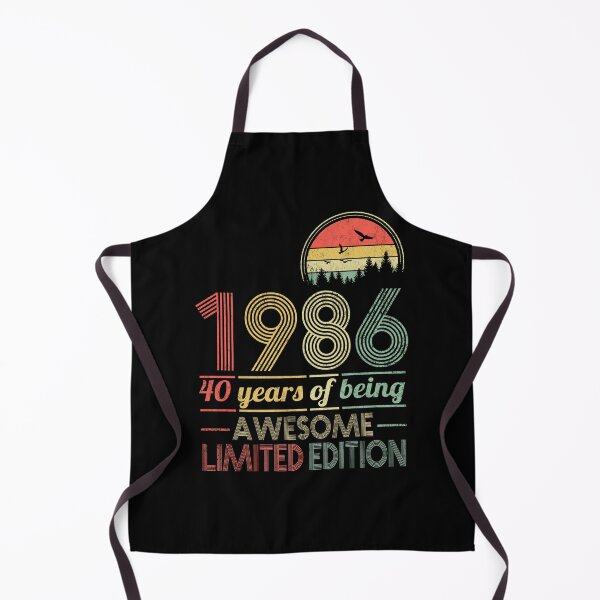 Item preview, 40th Birthday Vintage 1986 Limited Edition 40 Years Old Retro Birthday Gift  designed and sold by FernaRoje.