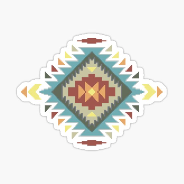 Dekorative Ethnische Muster Indianermotive Tribal Ornament Navajo Aztekische Muster Bunt Dekorative Ethnische Muster Formen Muster Indianer Amerikanischen Indianer Muster Elemente Der Volks Stammes Ethnischen Sammlung Geschenke Merchandise Redbubble