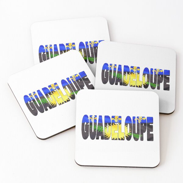 Item preview, GUADELOUPE - Flag Flying in Wind cut to Letters Souvenir Sticker Shirt designed and sold by Adam Gormley.