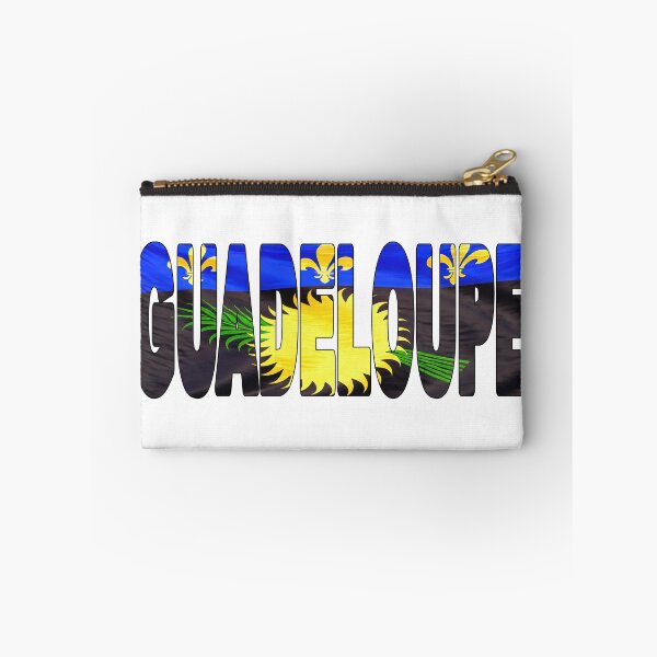 Item preview, GUADELOUPE - Flag Flying in Wind cut to Letters Souvenir Sticker Shirt designed and sold by Adam Gormley.