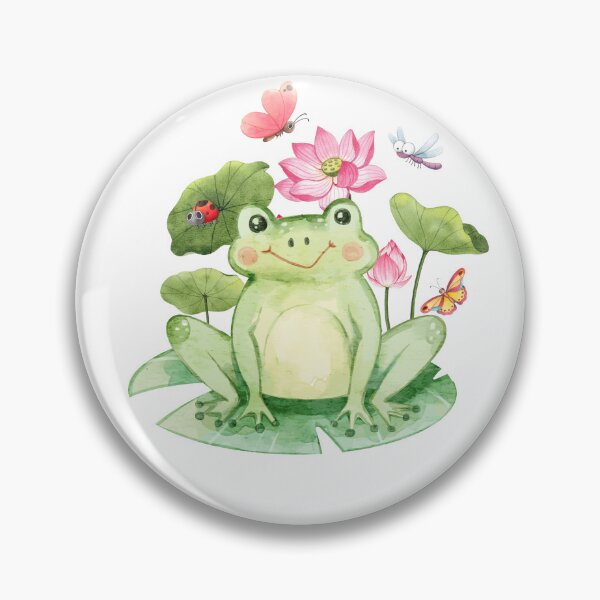 Item preview, Frog in the pond. Spring time designed and sold by SofikoDesigns.