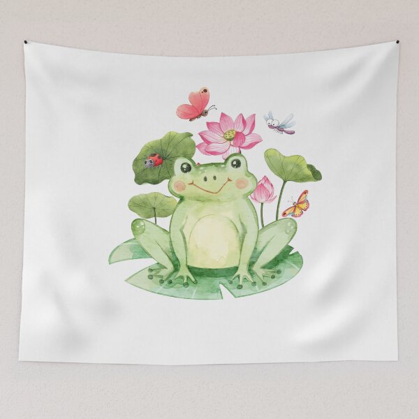 Item preview, Frog in the pond. Spring time designed and sold by SofikoDesigns.