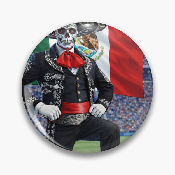 Item preview, Mexico World Cup Spirit – Day of the Dead Football Art designed and sold by TheJobbr.