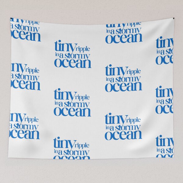 Item preview, Tiny ripple in a stormy ocean designed and sold by L0tteKar0tte.
