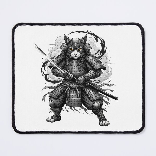 Item preview, Shadow Warrior: Deadly Samurai Cat Guardian designed and sold by MartinxMarie.
