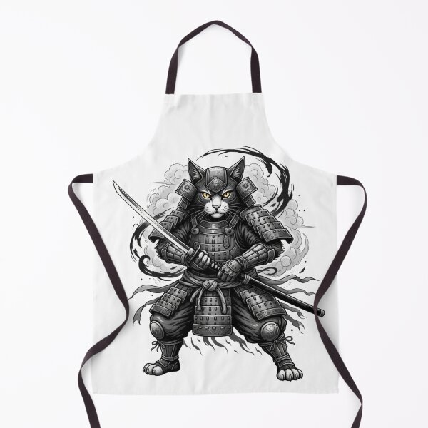 Item preview, Shadow Warrior: Deadly Samurai Cat Guardian designed and sold by MartinxMarie.