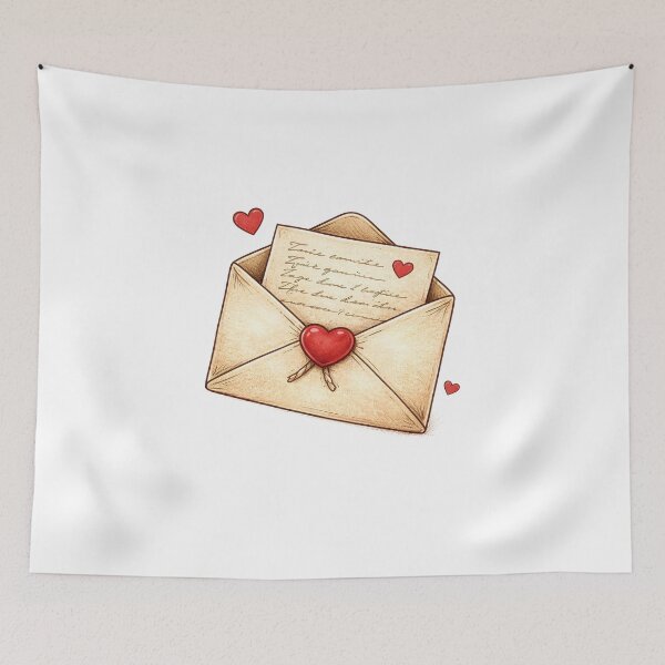Item preview, Vintage Love Letter designed and sold by LoveLaxmi Arts.