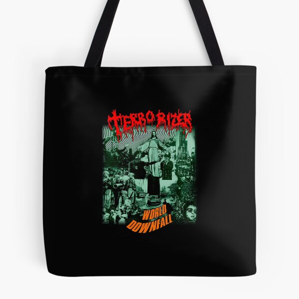Item preview, World Downfall By Terrorizer Classic Old School Death Grind Metal designed and sold by RomaiFees.