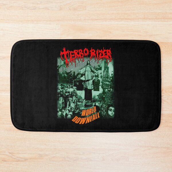 Item preview, World Downfall By Terrorizer Classic Old School Death Grind Metal designed and sold by RomaiFees.