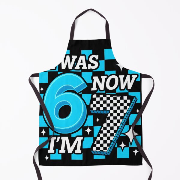 Item preview, Blue Checkered 7th Birthday I Was 6 Now I'm 7 designed and sold by haitrieuic96.