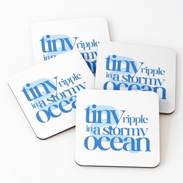 Item preview, Tiny ripple in a stormy ocean (baby blue) designed and sold by L0tteKar0tte.