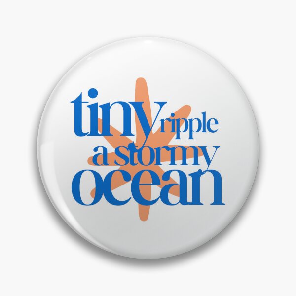 Item preview, Tiny ripple in a stormy ocean (coral) designed and sold by L0tteKar0tte.