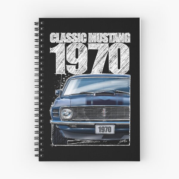 Item preview, Classic Mustang 1970 Front View Acapulco Blue – Vintage Muscle Car Illustration (Dark Background) designed and sold by Petrolhead T-Shirts and Art.