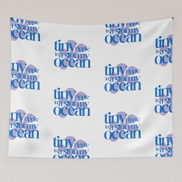 Item preview, Tiny ripple in a stormy ocean (lavender) designed and sold by L0tteKar0tte.