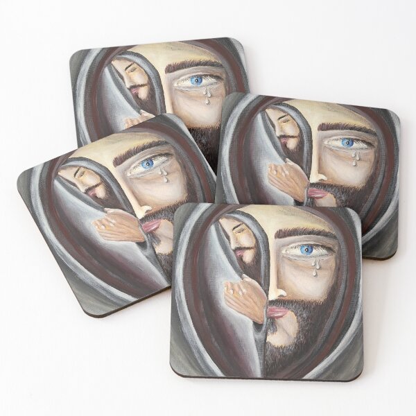 Artikelvorschau, Jesus-Gemälde – Spirituelle, inspirierende Kunst, Wanddekoration für Zuhause entworfen und verkauft von CoriAlexiArt.