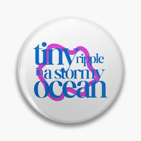 Item preview, Tiny ripple in a stormy ocean (pink) designed and sold by L0tteKar0tte.