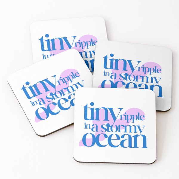 Item preview, Tiny ripple in a stormy ocean (rosè) designed and sold by L0tteKar0tte.