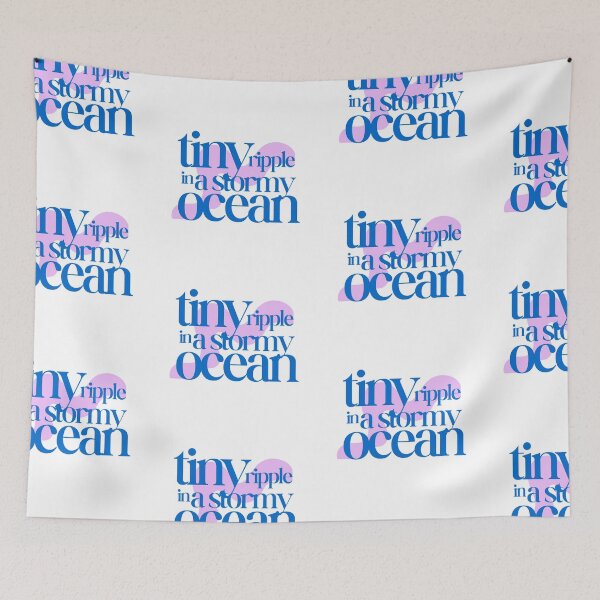 Item preview, Tiny ripple in a stormy ocean (rosè) designed and sold by L0tteKar0tte.