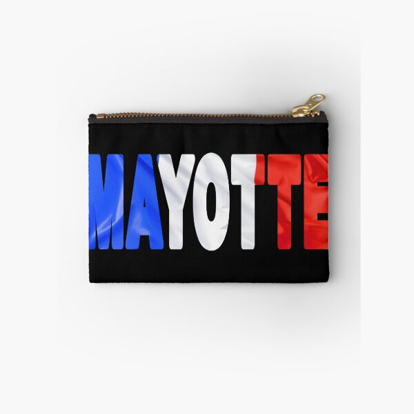 Item preview, MAYOTTE - Flag Flying in Wind cut to Letters Souvenir Sticker Shirt designed and sold by Adam Gormley.