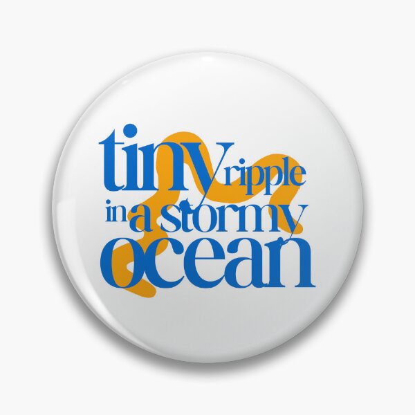 Item preview, Tiny ripple in a stormy ocean (orange) designed and sold by L0tteKar0tte.
